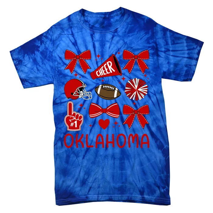 Oklahoma Sister Coquette Bow Cute Tie-Dye T-Shirt