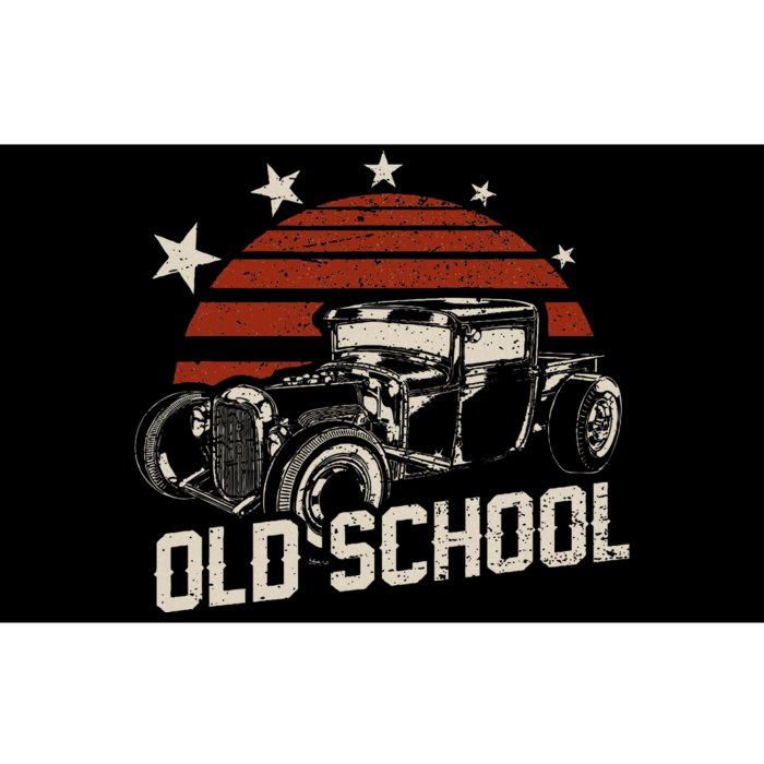 Old School Classic Car Rockabilly Hotrod Bumper Sticker