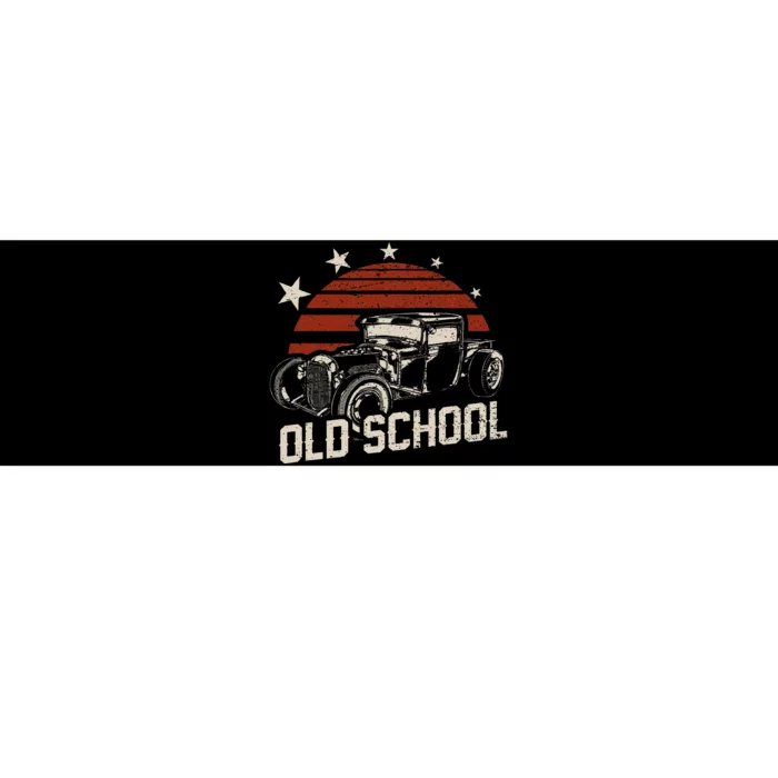 Old School Classic Car Rockabilly Hotrod Bumper Sticker