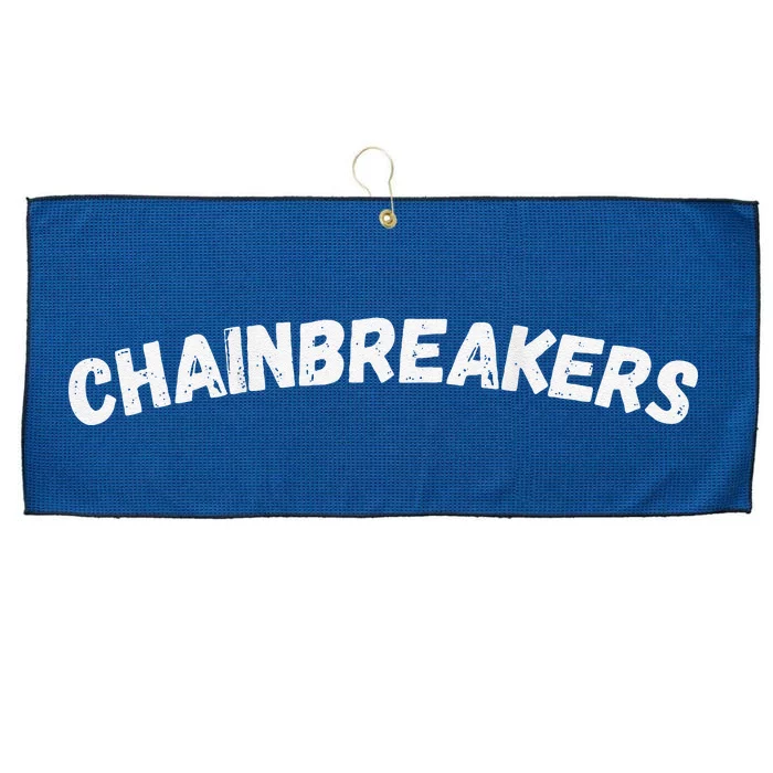 Oh Shift Chainbreakers Large Microfiber Waffle Golf Towel