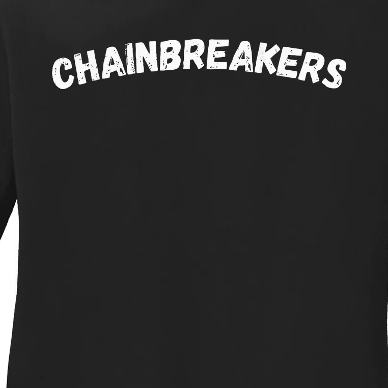 Oh Shift Chainbreakers Ladies Long Sleeve Shirt