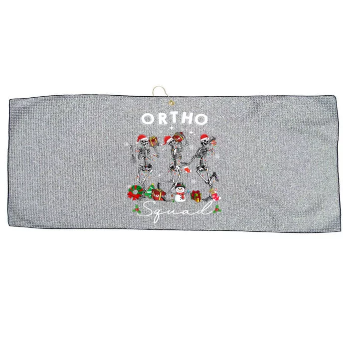 Ortho Squad Christmas Skeletons Orthopedics Nurse Rn Crew Gift Large Microfiber Waffle Golf Towel