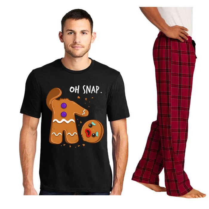 Oh Snap Christmas Sweater Christmas Gingerbread Baking Team Pajama Set