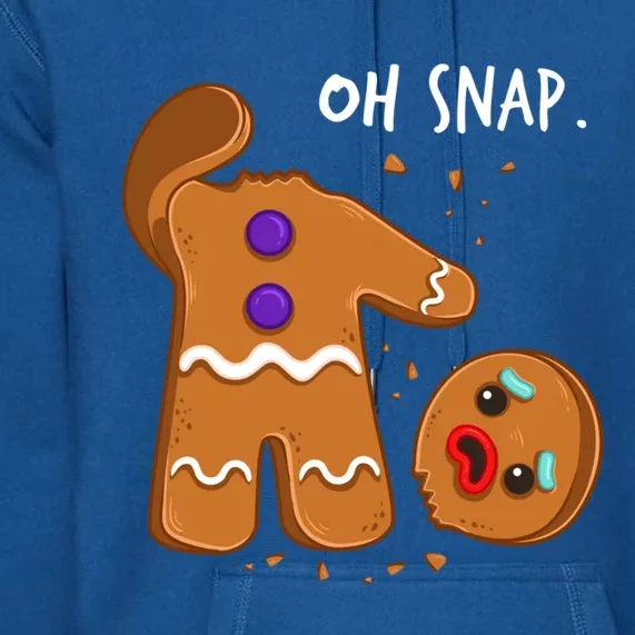 Oh Snap Christmas Sweater Christmas Gingerbread Baking Team Premium Hoodie