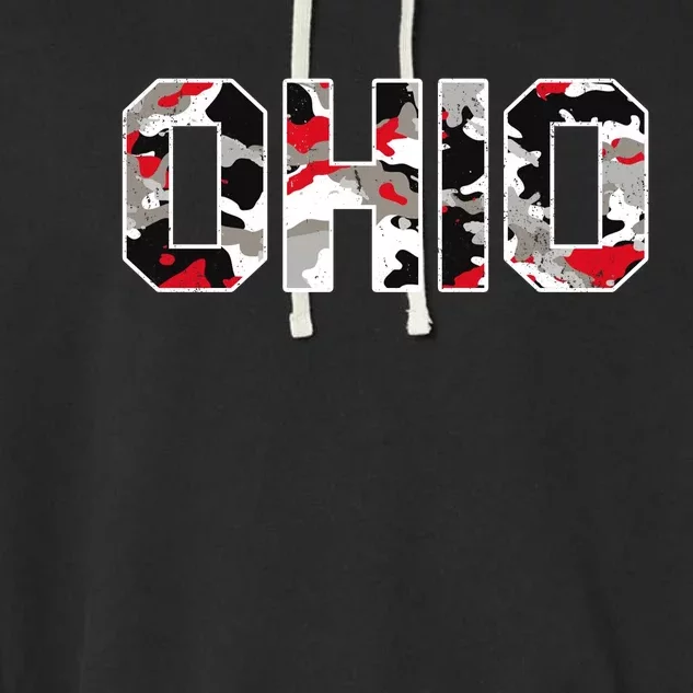 Ohio State Camo Garment-Dyed Fleece Hoodie