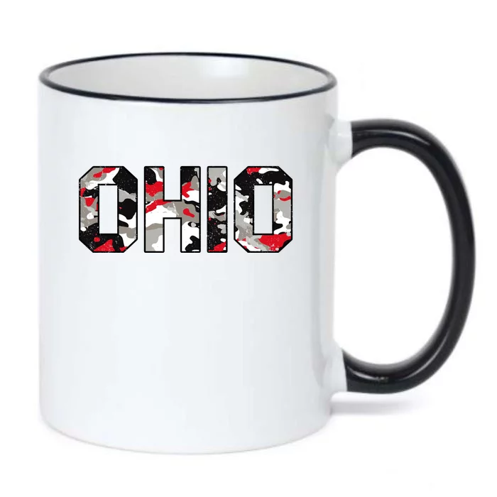 Ohio State Camo Black Color Changing Mug