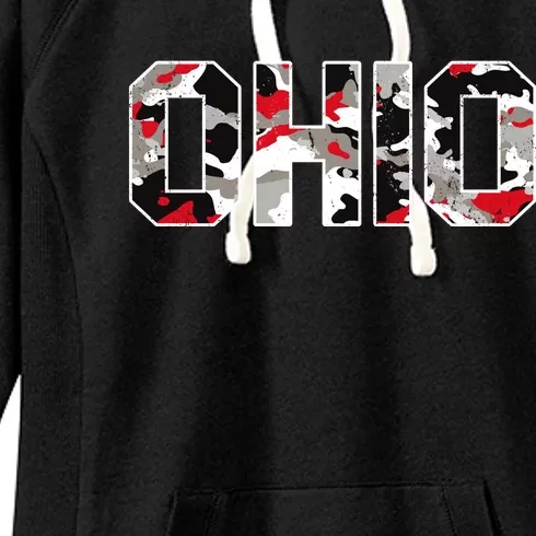 Ohio State Camo Women's Fleece Hoodie