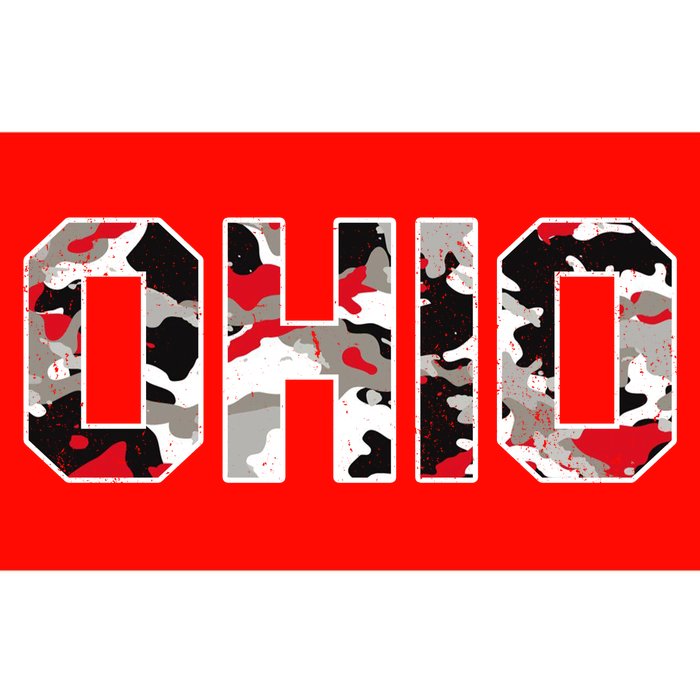 Ohio State Camo Bumper Sticker