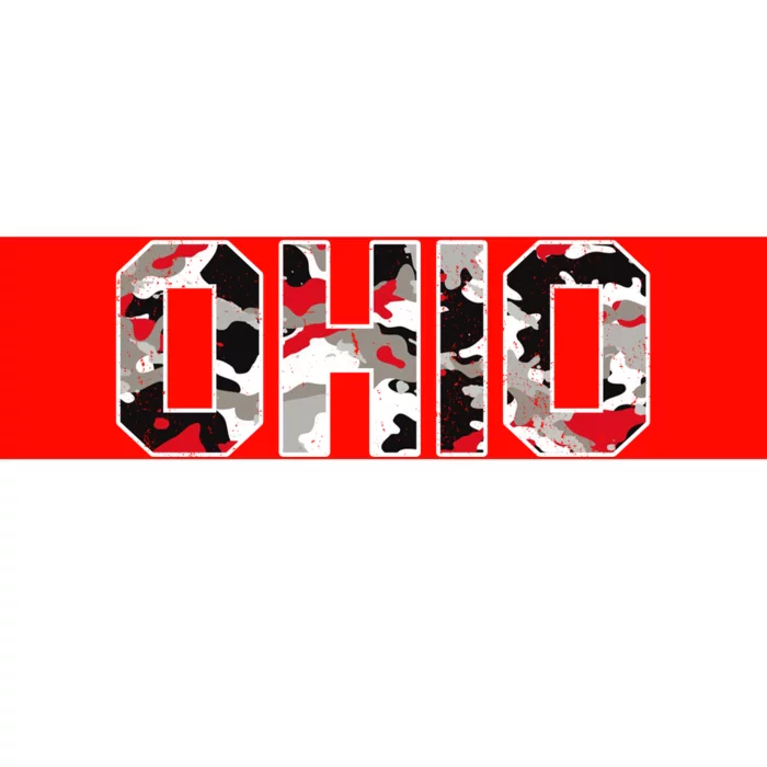 Ohio State Camo Bumper Sticker