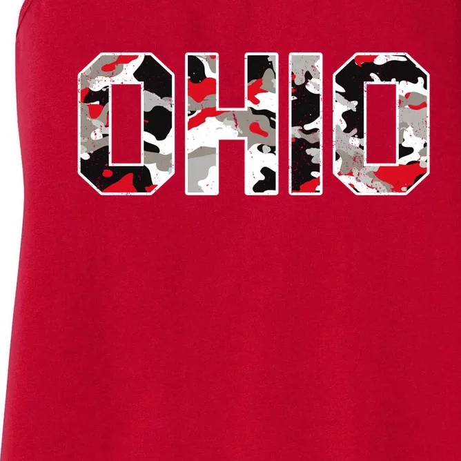 Ohio State Camo Women's Racerback Tank