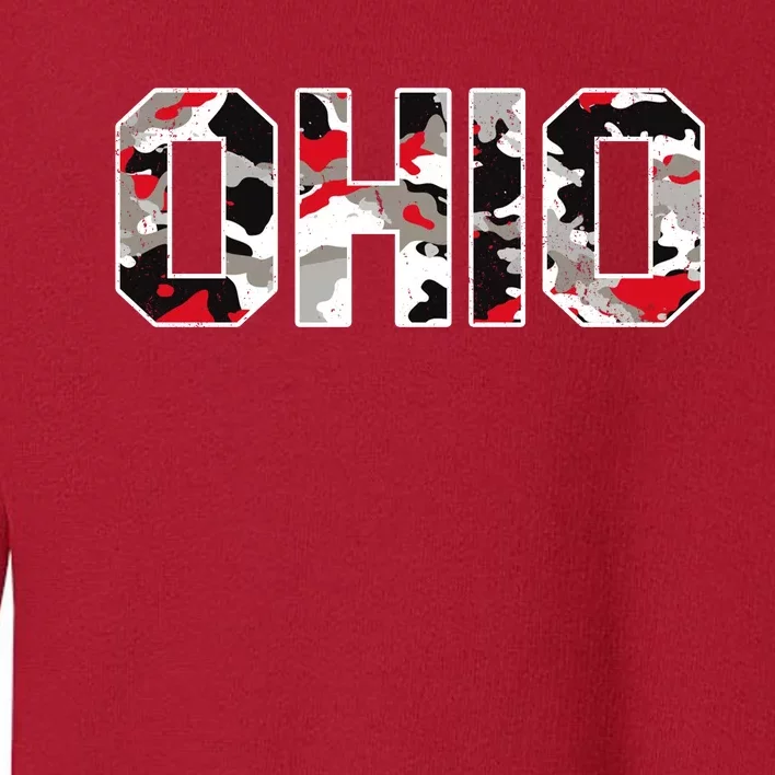 Ohio State Camo Toddler Sweatshirt