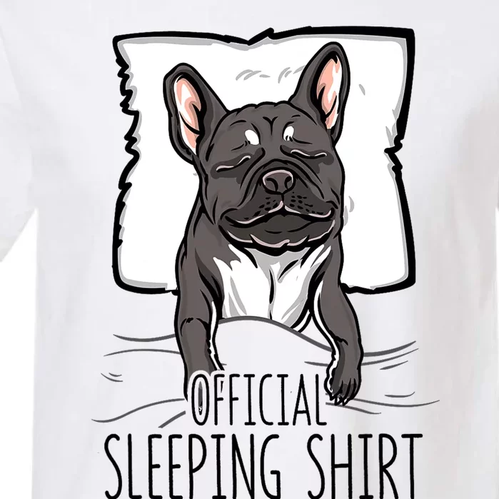 official sleeping cute french bulldog dog nightgown Garment-Dyed Heavyweight T-Shirt