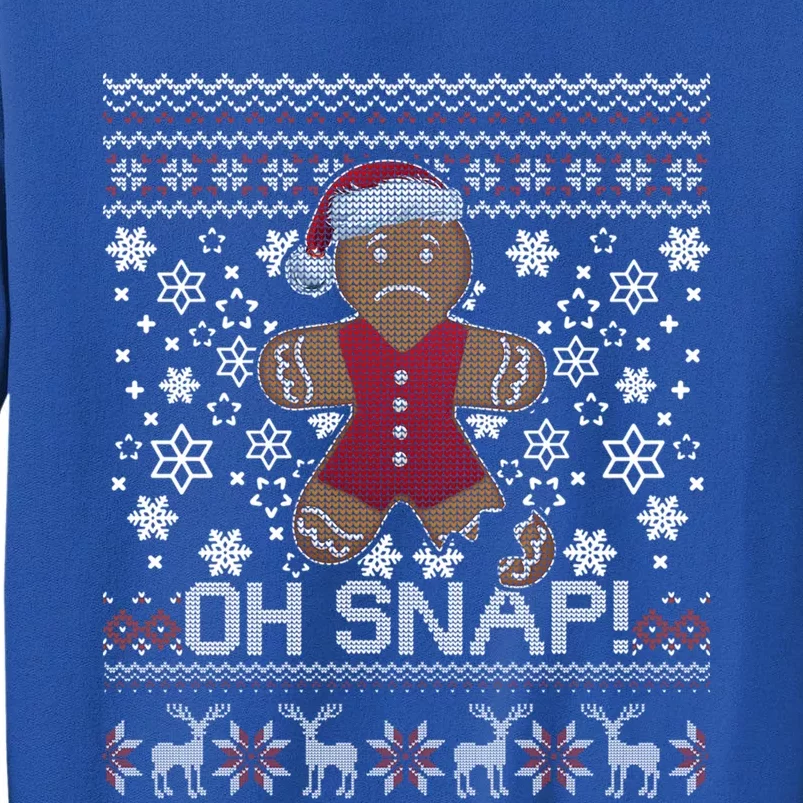 Oh Snap Cookie Ugly Christmas Sweater Gift Funny Christmas Gift Tall Sweatshirt