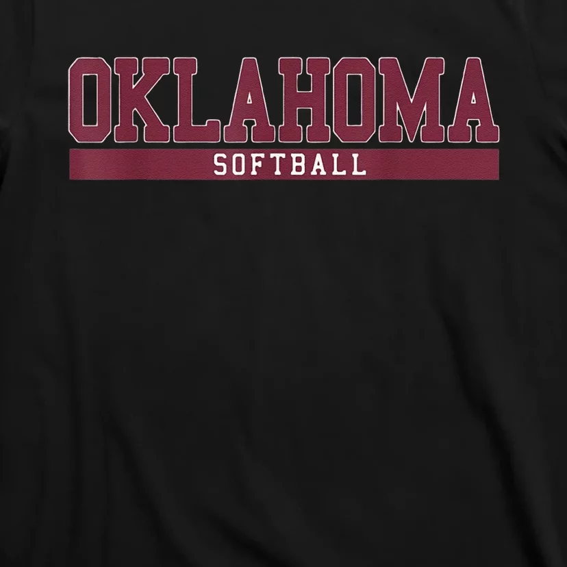 Oklahoma Softball Coach Outfit Softball Player T-Shirt