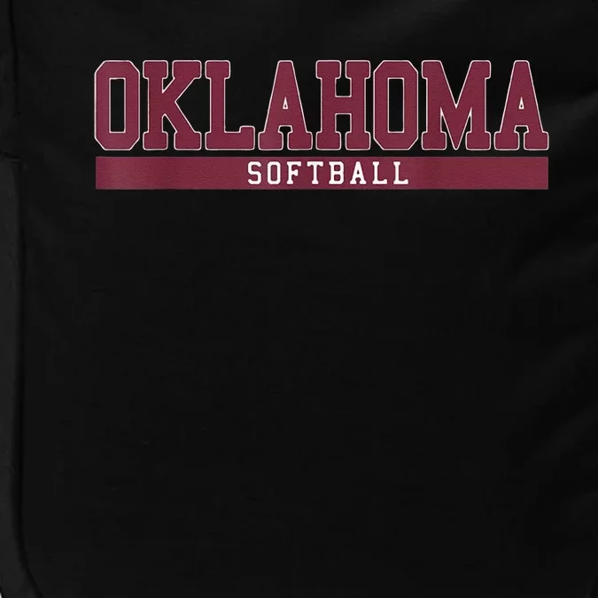 Oklahoma Softball Coach Outfit Softball Player Impact Tech Backpack