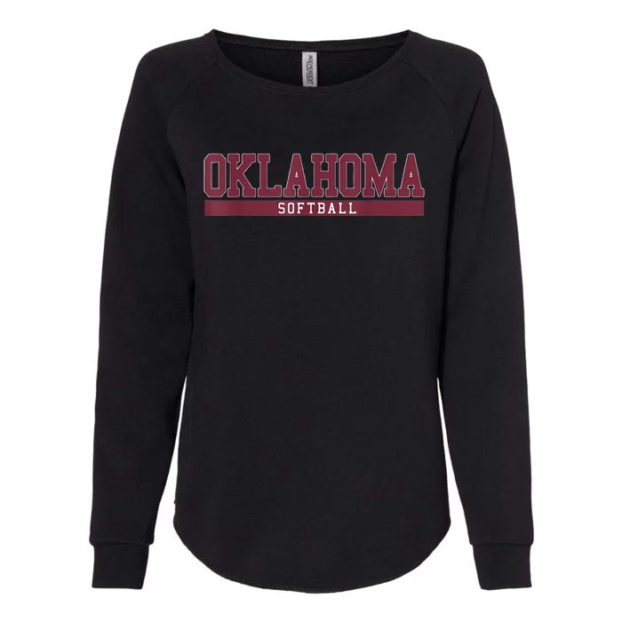 Oklahoma Softball Coach Outfit Softball Player Womens California Wash Sweatshirt