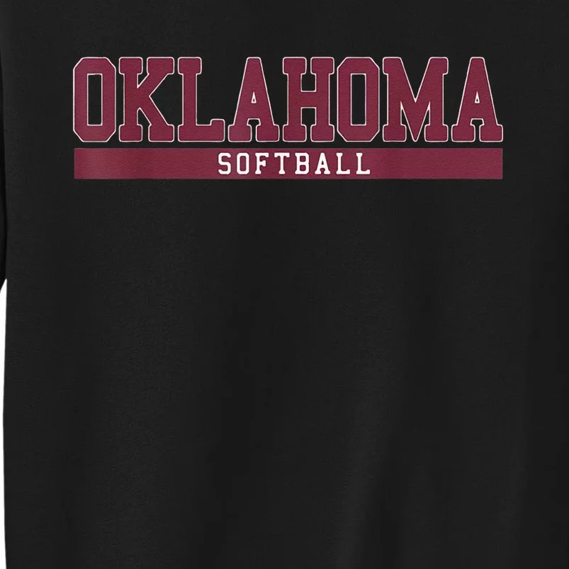 Oklahoma Softball Coach Outfit Softball Player Tall Sweatshirt