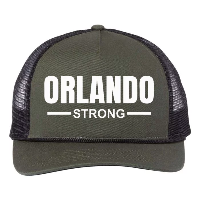 Orlando Strong Community Strength Prayer & Support Florida Retro Rope Trucker Hat Cap