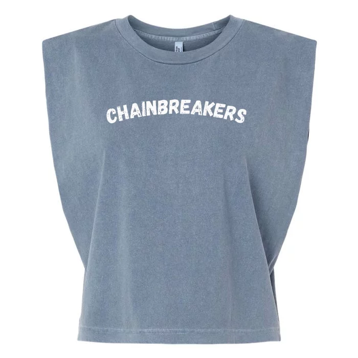 Oh Shift Chainbreakers Garment-Dyed Women's Muscle Tee