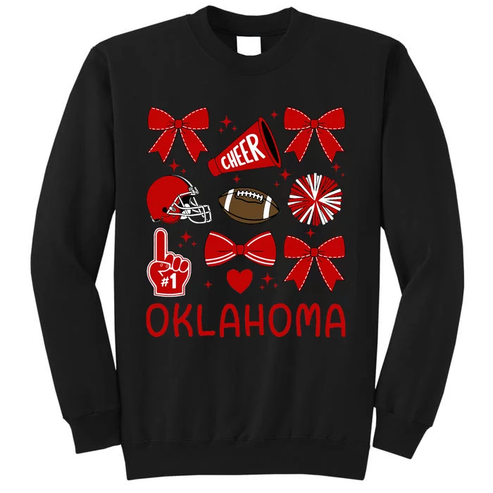 Oklahoma Sister Coquette Bow Cute Tall Sweatshirt