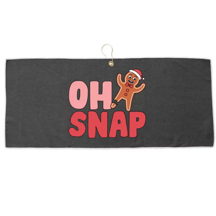 Oh Snap Christmas Funny Large Microfiber Waffle Golf Towel