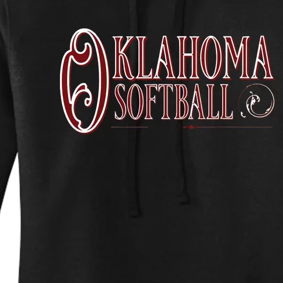 Oklahoma Softball College School Local State Teams Women's Pullover Hoodie