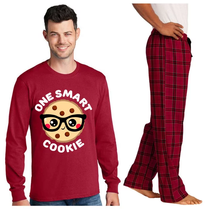 One Smart Cookie Cute Kawaii Style Pun Chocolate Chip Long Sleeve Pajama Set