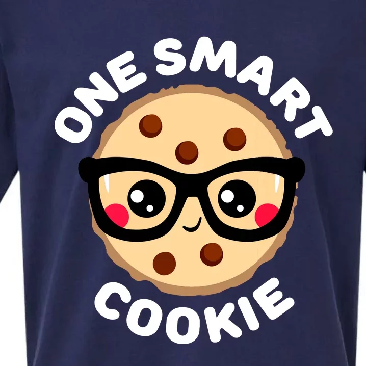 One Smart Cookie Cute Kawaii Style Pun Chocolate Chip Sueded Cloud Jersey T-Shirt