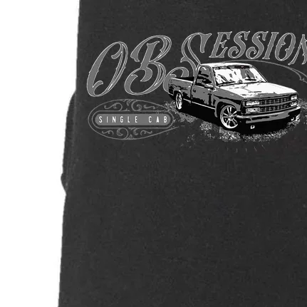 Obs Single Cab Truck Old Body Style Retro Vintage Ck Truck Doggie 3-End Fleece Hoodie