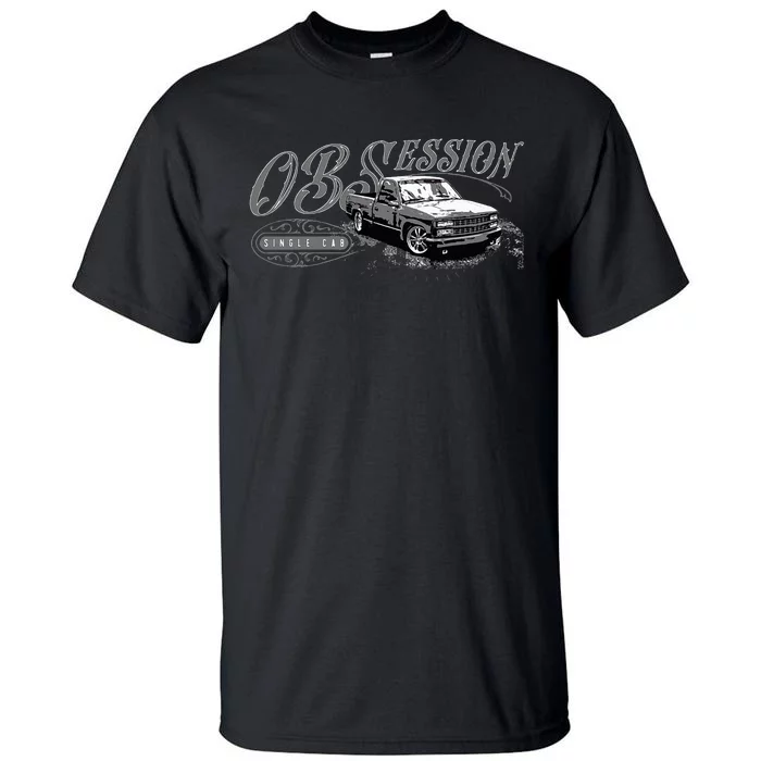 Obs Single Cab Truck Old Body Style Retro Vintage Ck Truck Tall T-Shirt