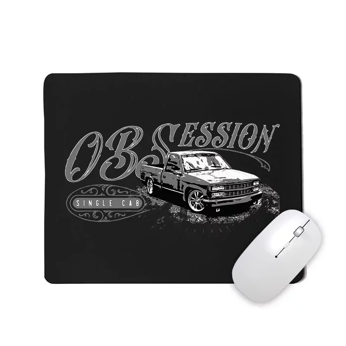 Obs Single Cab Truck Old Body Style Retro Vintage Ck Truck Mousepad