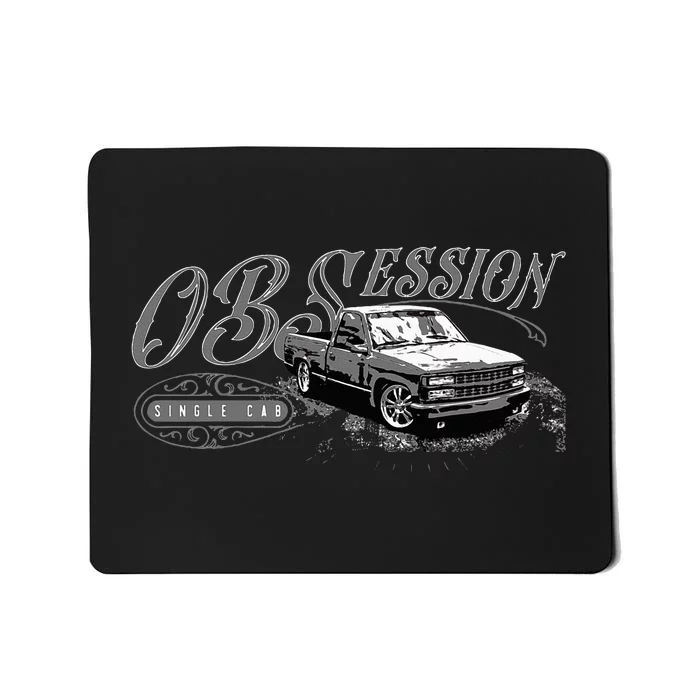 Obs Single Cab Truck Old Body Style Retro Vintage Ck Truck Mousepad