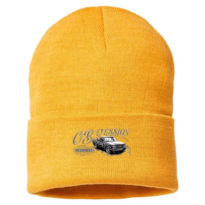 Obs Single Cab Truck Old Body Style Retro Vintage Ck Truck Sustainable Knit Beanie