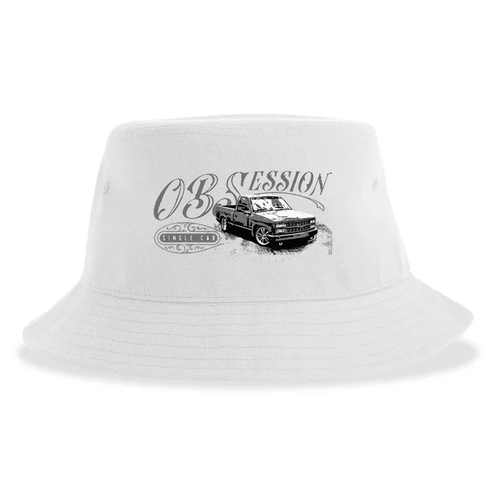 Obs Single Cab Truck Old Body Style Retro Vintage Ck Truck Sustainable Bucket Hat