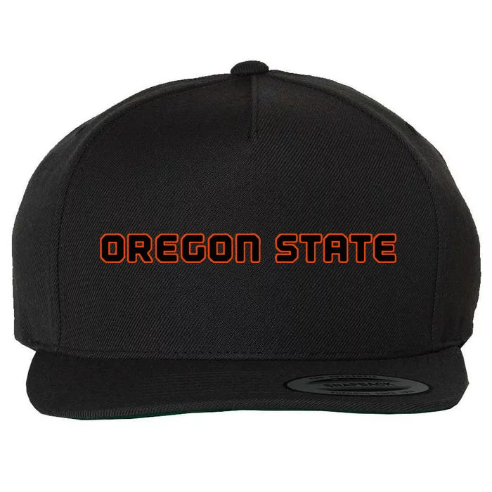 Oregon State College Beavers Fans Wool Snapback Cap