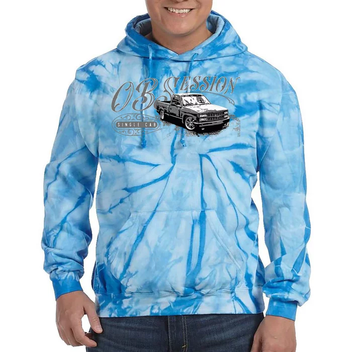 Obs Single Cab Truck Old Body Style Tie Dye Hoodie