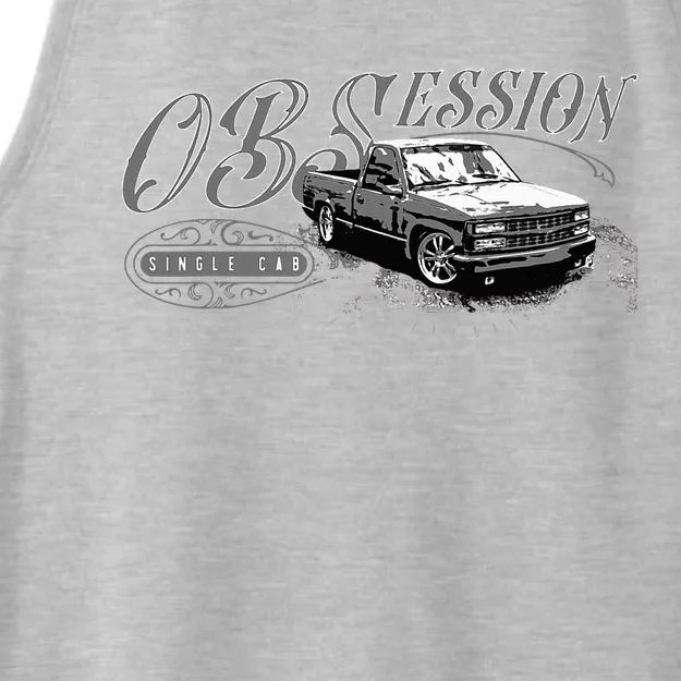 Obs Single Cab Truck Old Body Style Ladies Tri-Blend Wicking Tank