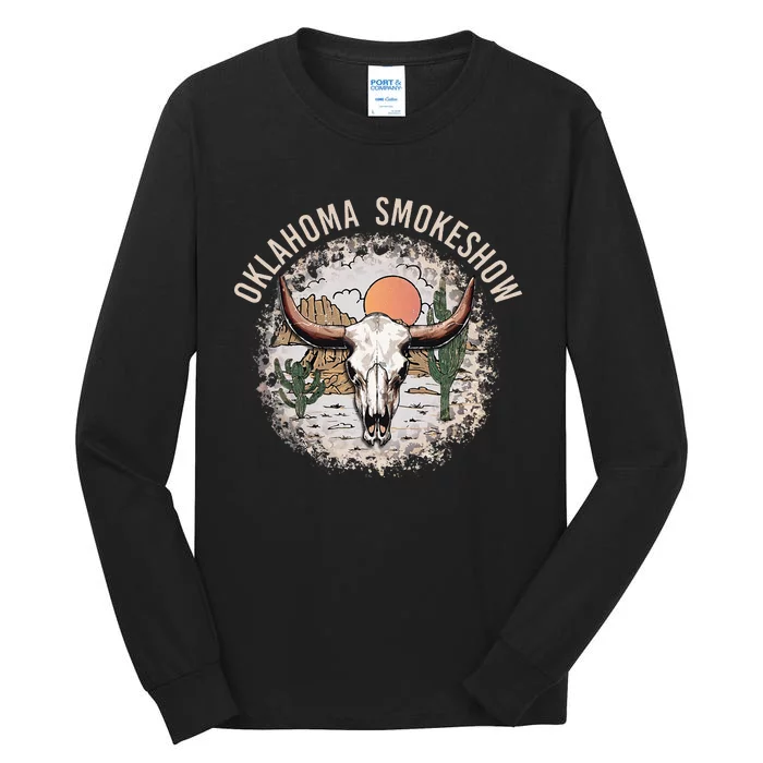 Oklahoma Smokeshow Deserts West Cactus Tall Long Sleeve T-Shirt