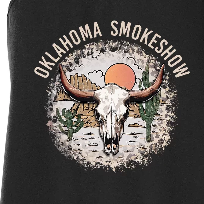 Oklahoma Smokeshow Deserts West Cactus Women's Racerback Tank