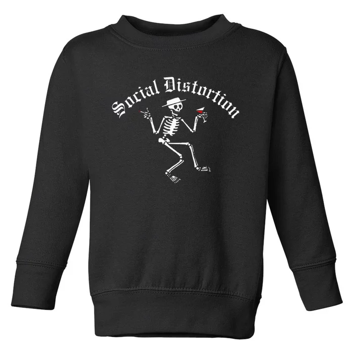 Distortion Skelly Toddler Sweatshirt