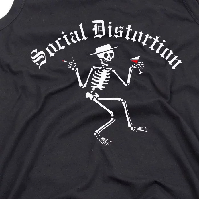 Distortion Skelly Tank Top