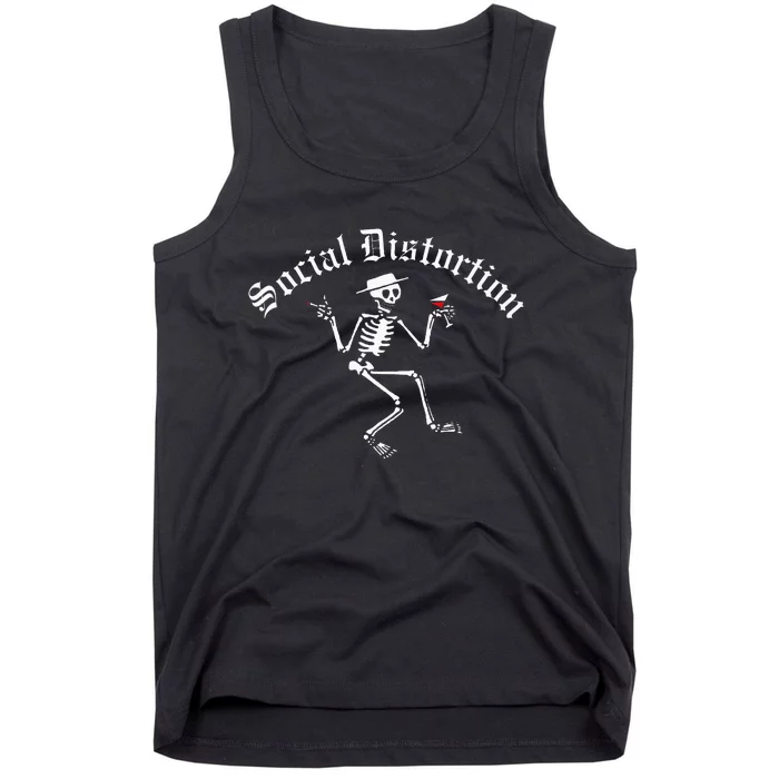 Distortion Skelly Tank Top