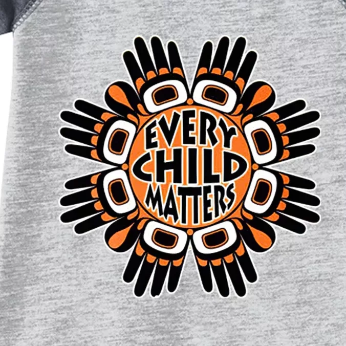 Orange Shirt Day Canada Marple Leaf Every Child Matters Infant Baby Jersey Bodysuit