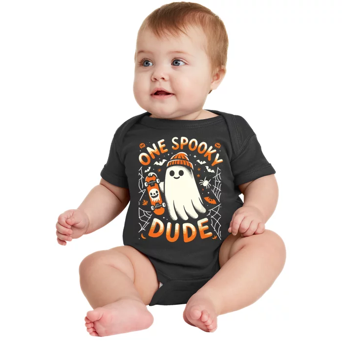 One Spooky Dude 1st Birthday Baby Bodysuit