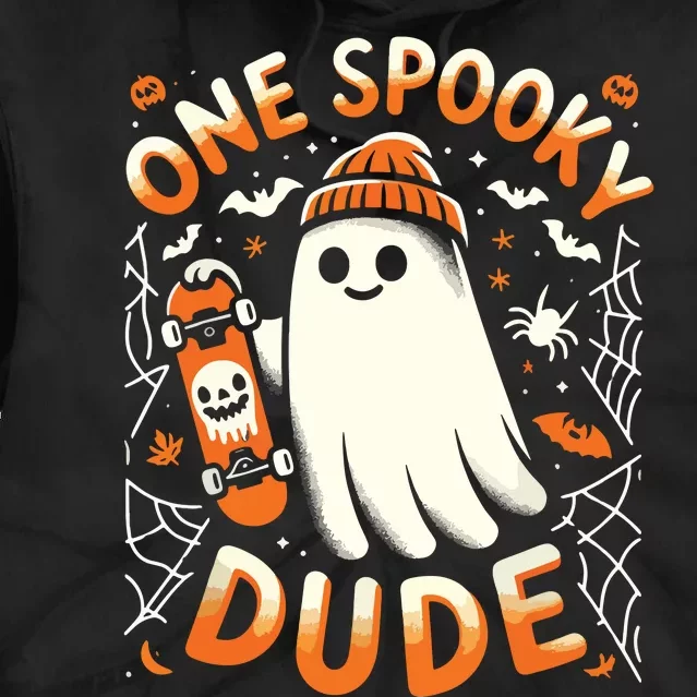 One Spooky Dude 1st Birthday Tie Dye Hoodie