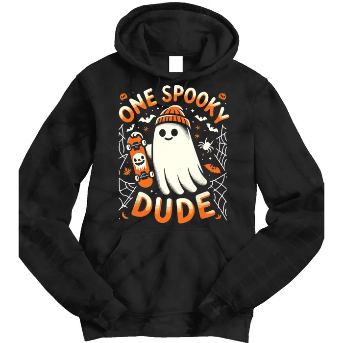 One Spooky Dude 1st Birthday Tie Dye Hoodie