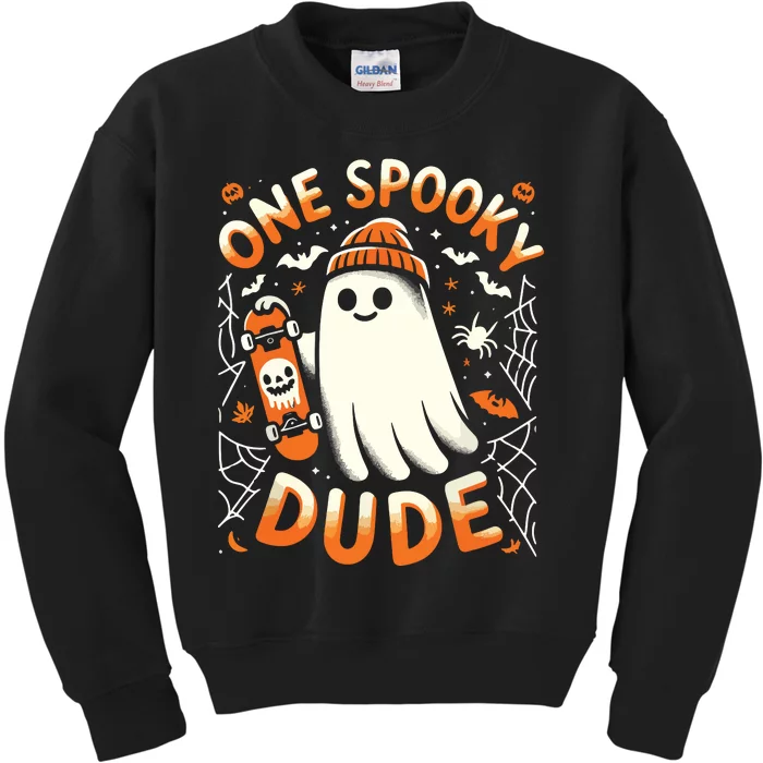 One Spooky Dude 1st Birthday Kids Sweatshirt