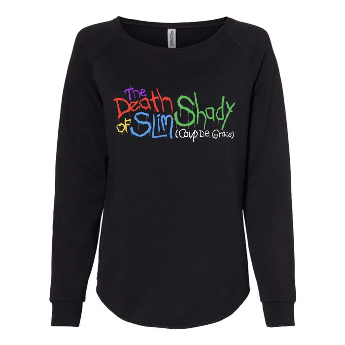 Of Slim Death Shady Womens California Wash Sweatshirt