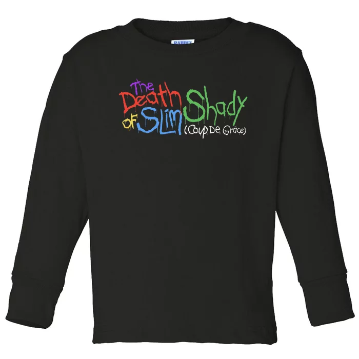 Of Slim Death Shady Toddler Long Sleeve Shirt