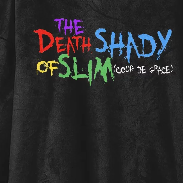 Of Slim Death Shady Funny Hooded Wearable Blanket